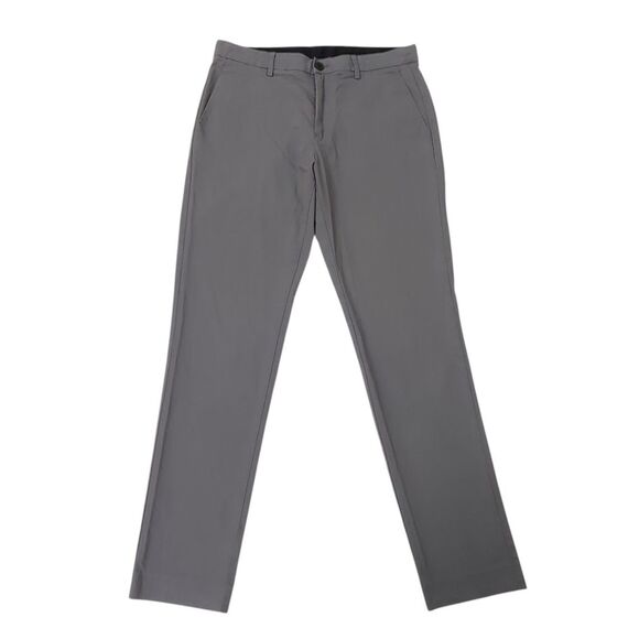 Bonobos Pants Mens 30x32 Gray Athletic Slim Straight Flat Front Stretch Golf - Picture 1 of 12